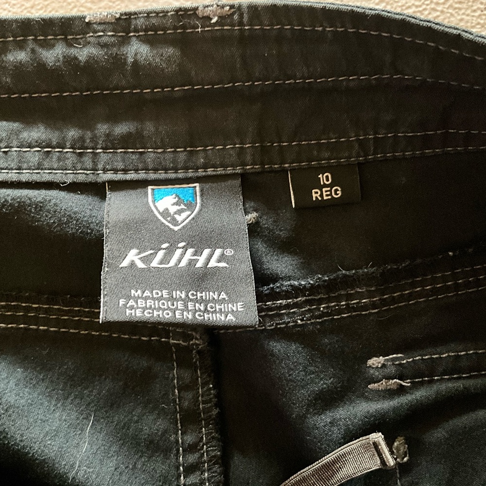 KUHL Cargo Convertible Hiking Pants Women’s Size 10 Black - Picture 3 of 7